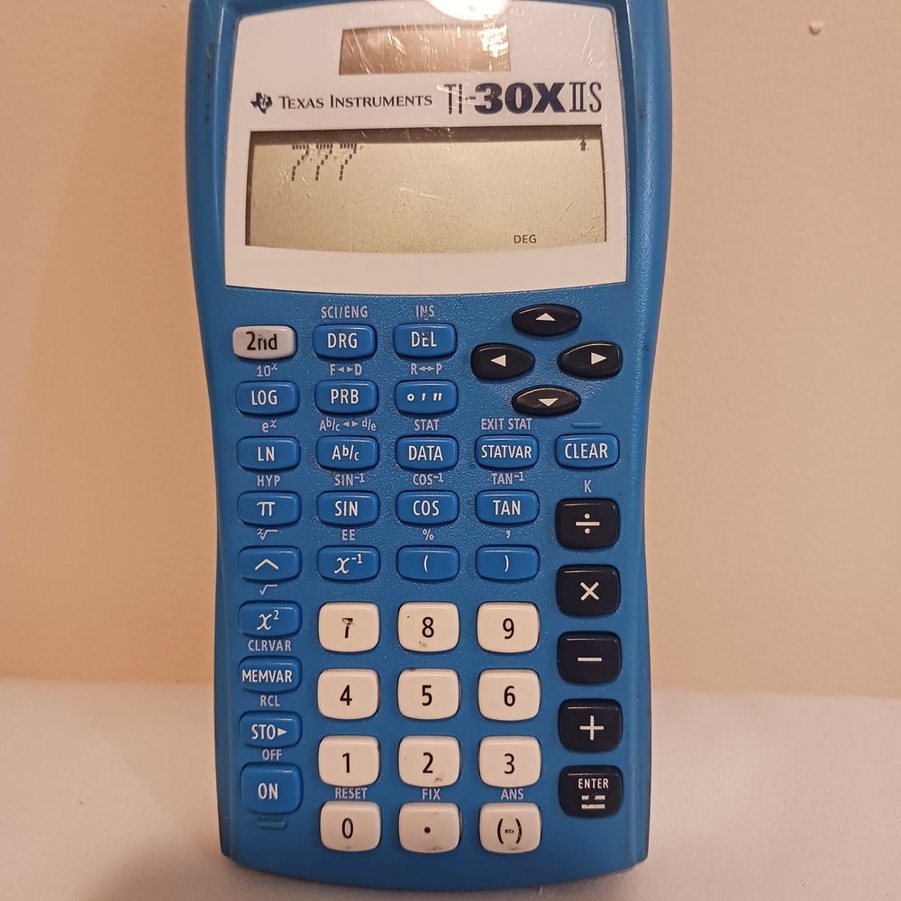 Texas Instruments TI-30XIIB Scientific Calculator Blue 2-Line Display Handheld